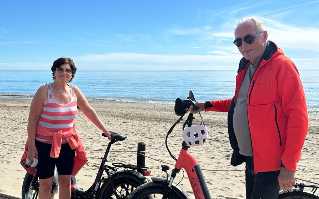 Radtour direkt am Strand